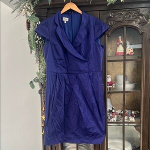 Armani Collezioni Royal Blue Mini Dress